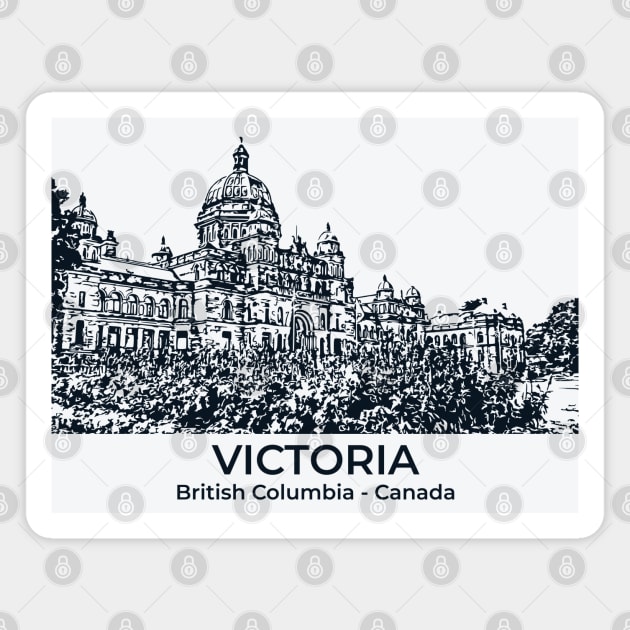 Victoria - British Columbia Magnet by Lakeric